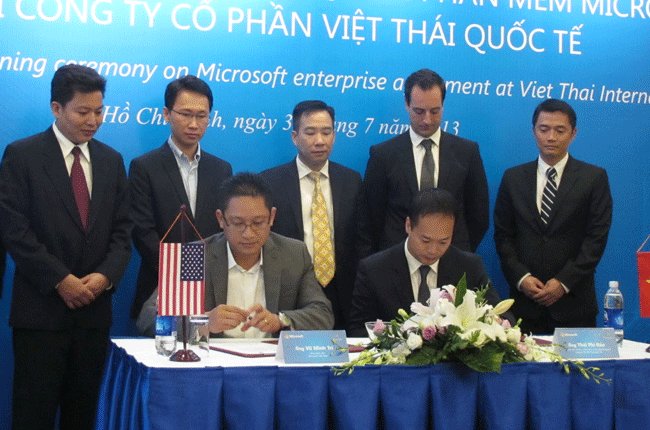 Việt Thái mua bản quyền phần mềm Microsoft Việt Thái mua bản quyền phần mềm Microsoft