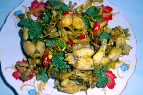 Nhái cơm - ngọt vị đồng quê