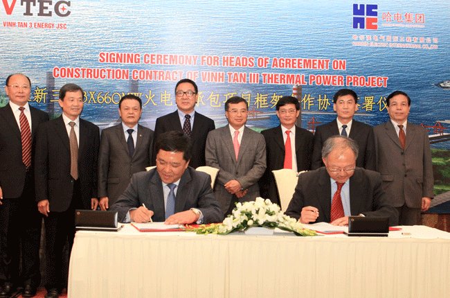 Nhà thầu Trung Quốc xây nhà máy nhiệt điện 2,7 tỉ đô la Nhà thầu Trung Quốc xây nhà máy nhiệt điện 2,7 tỉ đô la
