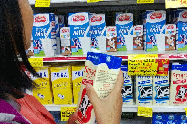 Cạnh tranh sữa nước ngày một nóng