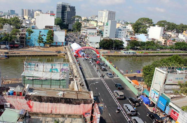 TPHCM thông xe cầu Bông, cầu Hậu Giang nối vào trung tâm TPHCM thông xe cầu Bông, cầu Hậu Giang nối vào trung tâm