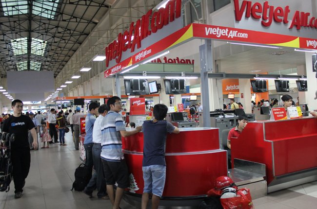 VietJetAir bắt đầu bán vé máy bay tết