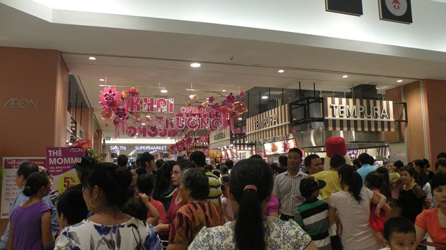 Siêu thị Aeon khai trương trung tâm thứ hai tại Bình Dương