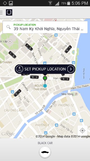 Uber vẫn hoạt động bình thường