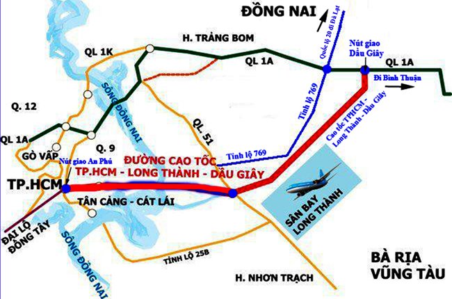 Cùng nhìn ngắm chi tiết nhất của đường cao tốc TPHCM-Dầu Giây năm