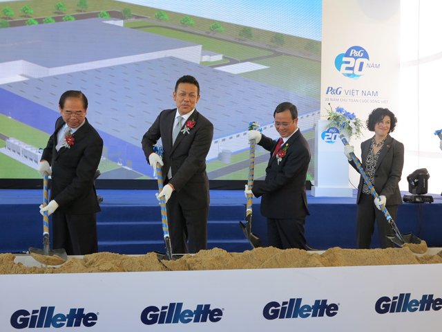 P&G xây nhà máy dao cạo Gillette tại Bình Dương