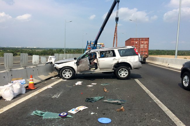 Cao tốc Long Thành – Dầu Giây liên tiếp xảy ra tai nạn