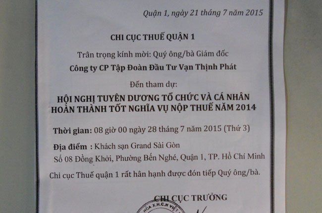 Vừa được tuyên dương, vừa bị bêu tên nợ thuế