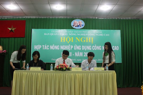 Các khu nông nghiệp công nghệ cao thiết lập liên kết