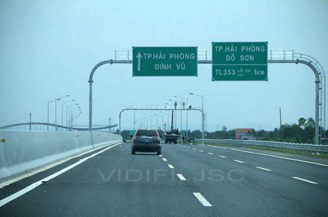 Thông xe thêm 52 km cao tốc Hà Nội - Hải Phòng