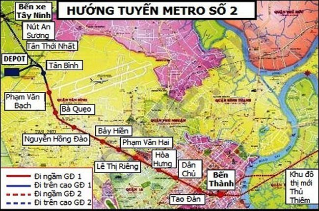 TPHCM: Ba ngân hàng nước ngoài tăng tài trợ cho tuyến metro số 2