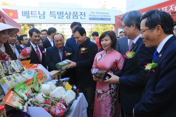 200 mặt hàng Việt Nam đang triển lãm tại Hàn Quốc