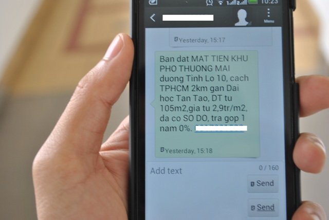 Mệt mỏi với tin nhắn nhà đất Mệt mỏi với tin nhắn nhà đất