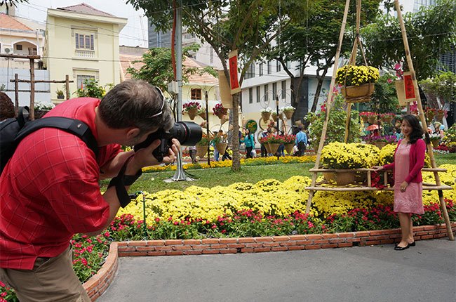 TPHCM làm đường hoa tết sớm hơn dự kiến