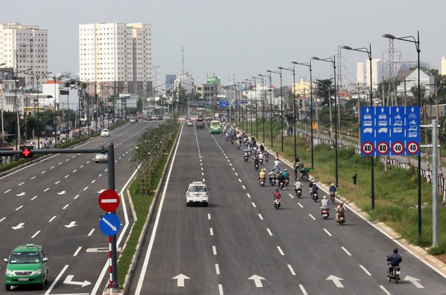 Xe được chạy vận tốc tối đa là 60km/giờ trong nội đô