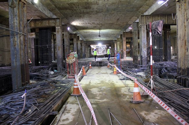 Tháng 2-2019 hoàn thành đoạn ngầm metro số 1