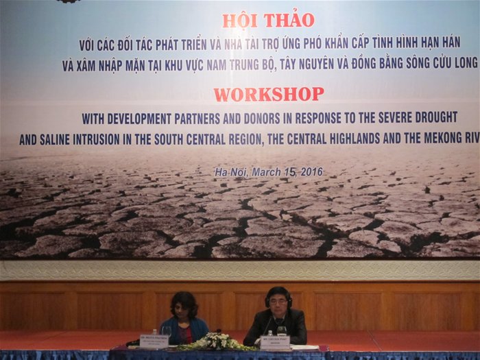 Việt Nam kêu gọi quốc tế hỗ trợ ứng phó hạn, mặn