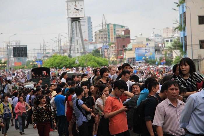 Người Sài Gòn đón Obama