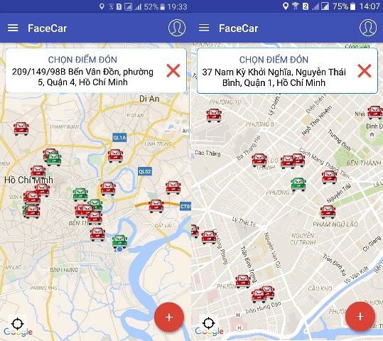Ra mắt ứng dụng Facecar tìm xe theo yêu cầu