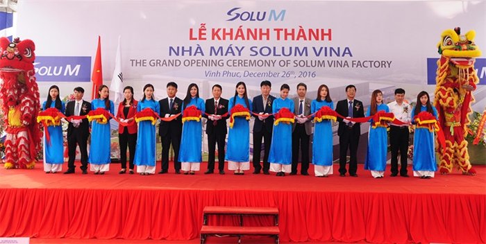Solum Vina khánh thành nhà máy ở Vĩnh Phúc Solum Vina khánh thành nhà máy ở Vĩnh Phúc