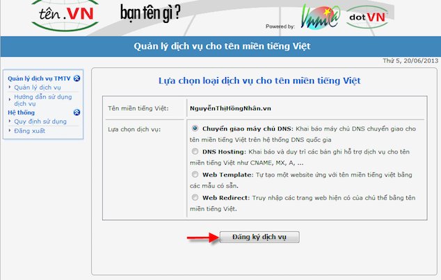 Thu phí tên miền tiếng Việt từ đầu năm sau