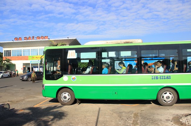 Kết nối hai tuyến xe buýt đến ga Sài Gòn