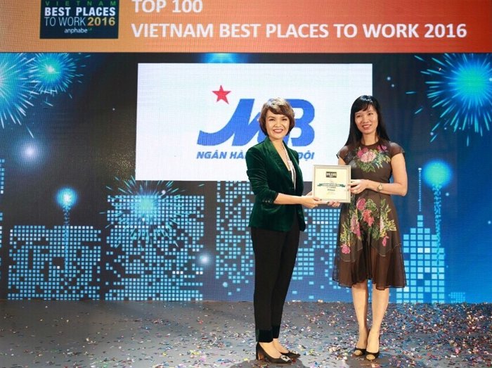 MB vào Top 5 nơi làm việc tốt nhất Việt Nam trong ngành tài chính – ngân hàng