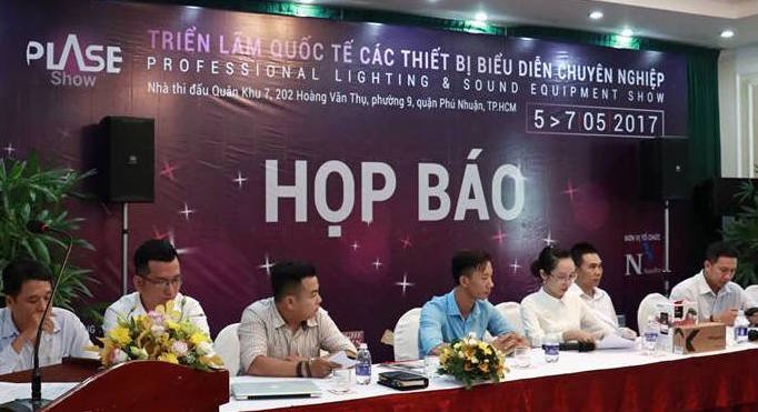 Triển lãm âm thanh, ánh sáng diễn ra tháng 5-2017