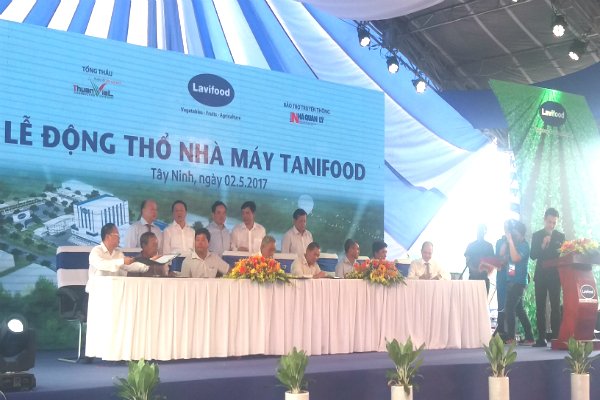 Lavifood xây nhà máy chế biến rau quả tại Tây Ninh 