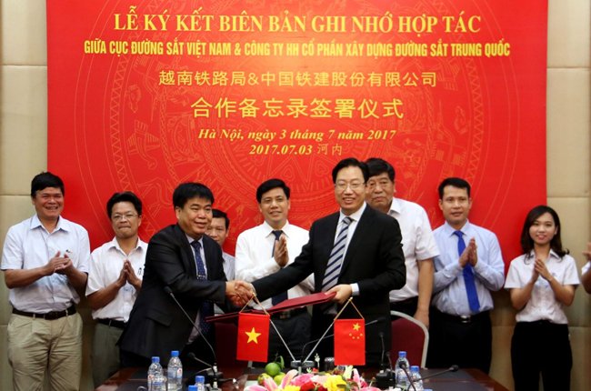Cục Đường sắt hợp tác với doanh nghiệp Trung Quốc Cục Đường sắt hợp tác với doanh nghiệp Trung Quốc