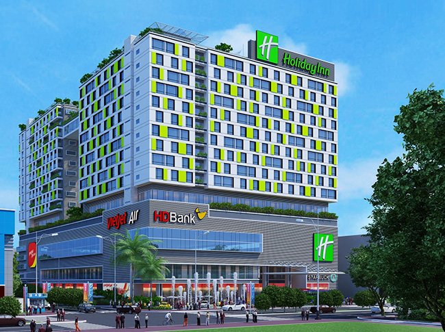 Cất nóc công trình tổ hợp Republic Plaza