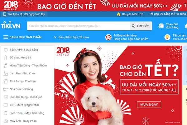 Đối thủ của Alibaba rót vốn lớn vào Tiki