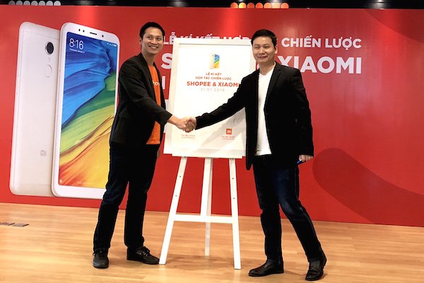 Xiaomi hợp tác với Shopee bán sản phẩm chính hãng