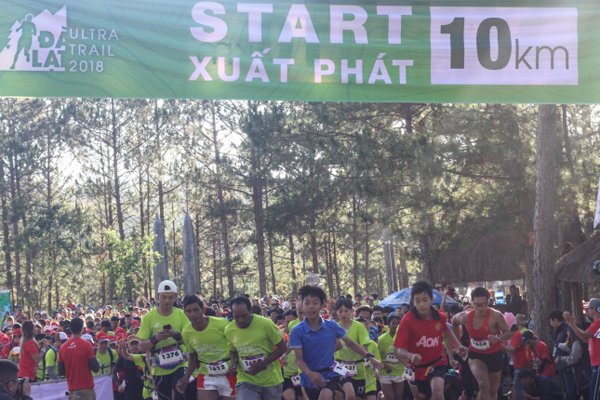 Dalat Ultra Trail 2018 tiếp tục với đường chạy 10 km