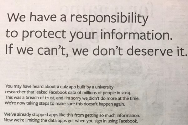 Facebook đánh mất lòng tin của người dùng