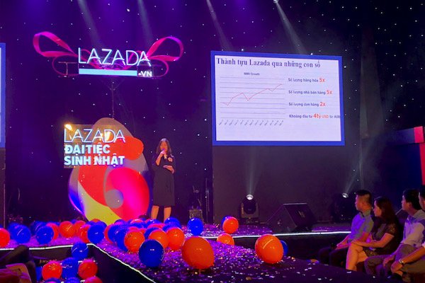 Lazada: số lượng nhà bán hàng tăng 4,5 lần