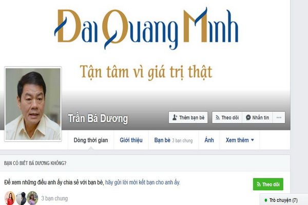 Khi ông chủ Đại Quang Minh trực tiếp đối diện với công luận