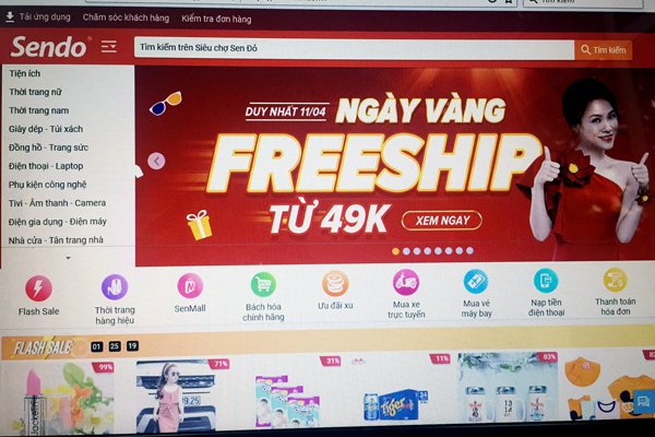 Sendo miễn phí thanh toán cho tất cả nhà bán hàng
