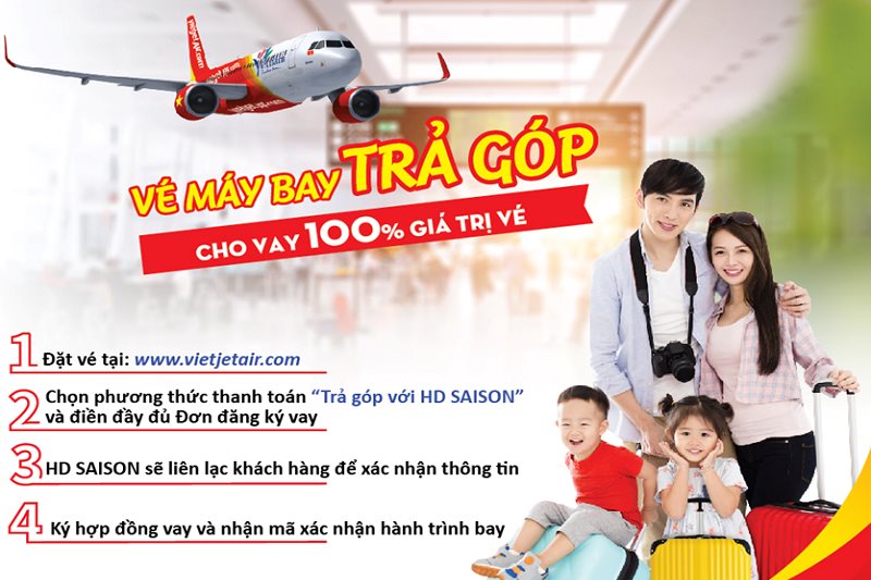 Ngày không tiền mặt 16-6: Mua vé máy bay trả góp, nhận ưu đãi lớn