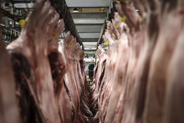 Ồ ạt nhập khẩu thịt, các kho trữ lạnh ở Trung Quốc cạn công suất