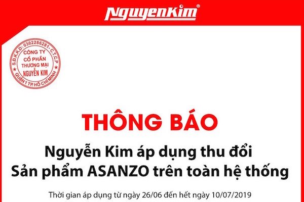 Nguyễn Kim cho đổi tivi Asanzo qua nhãn hiệu khác