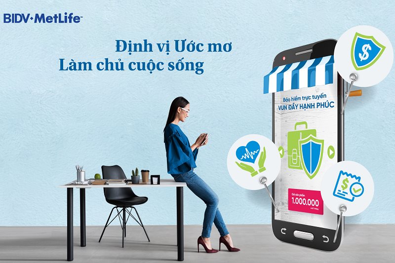 BIDV MetLife ra mắt bảo hiểm trực tuyến cho phụ nữ