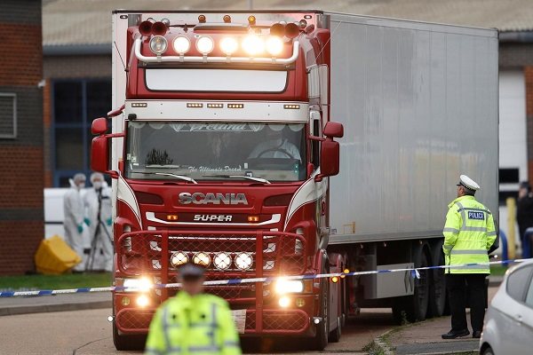 Vụ 39 người chết trong container tại Anh: Chưa có khẳng định chính thức về danh tính nạn nhân