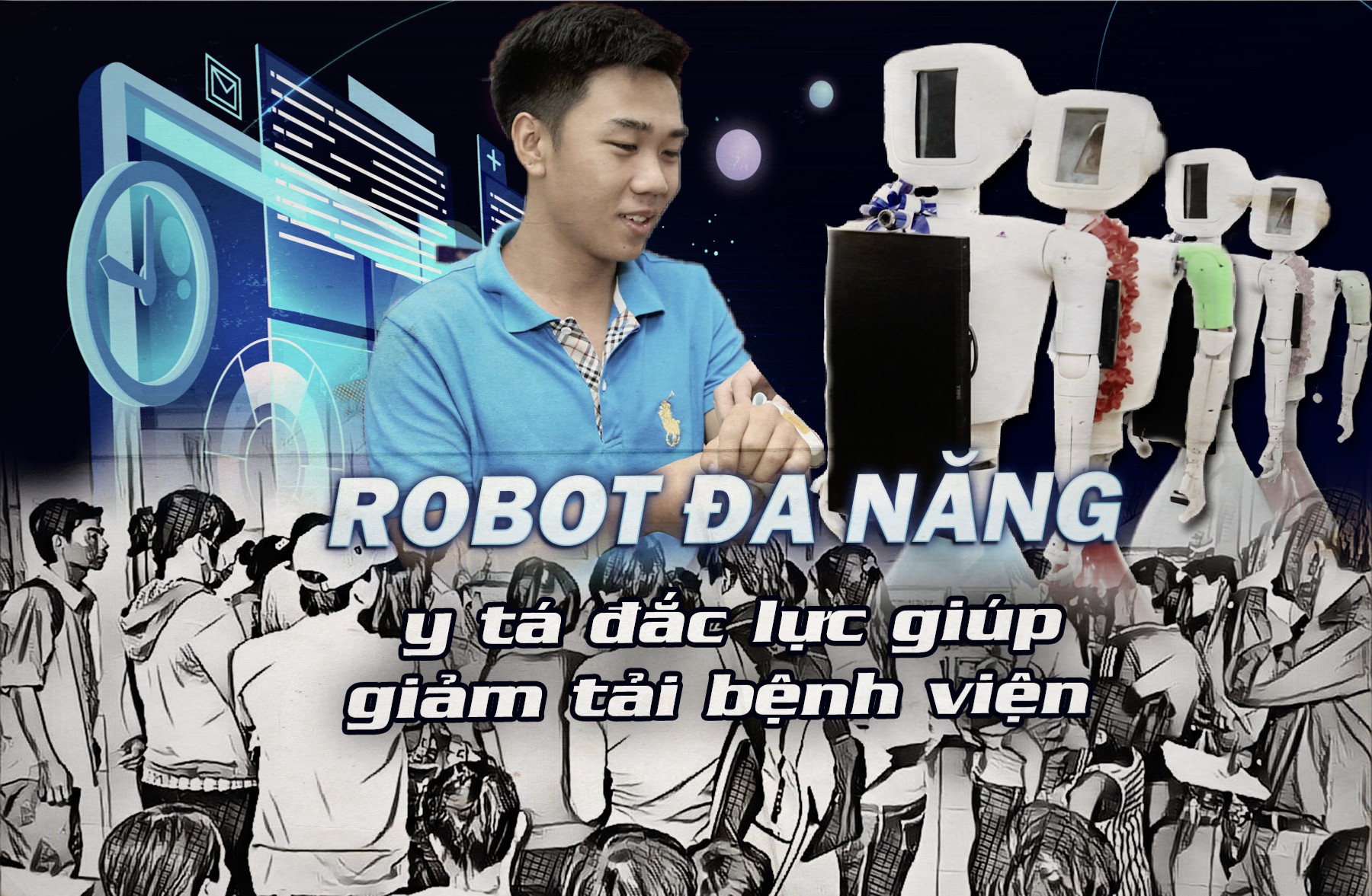 Robot đa năng - y tá đắc lực giúp giảm tải bệnh viện