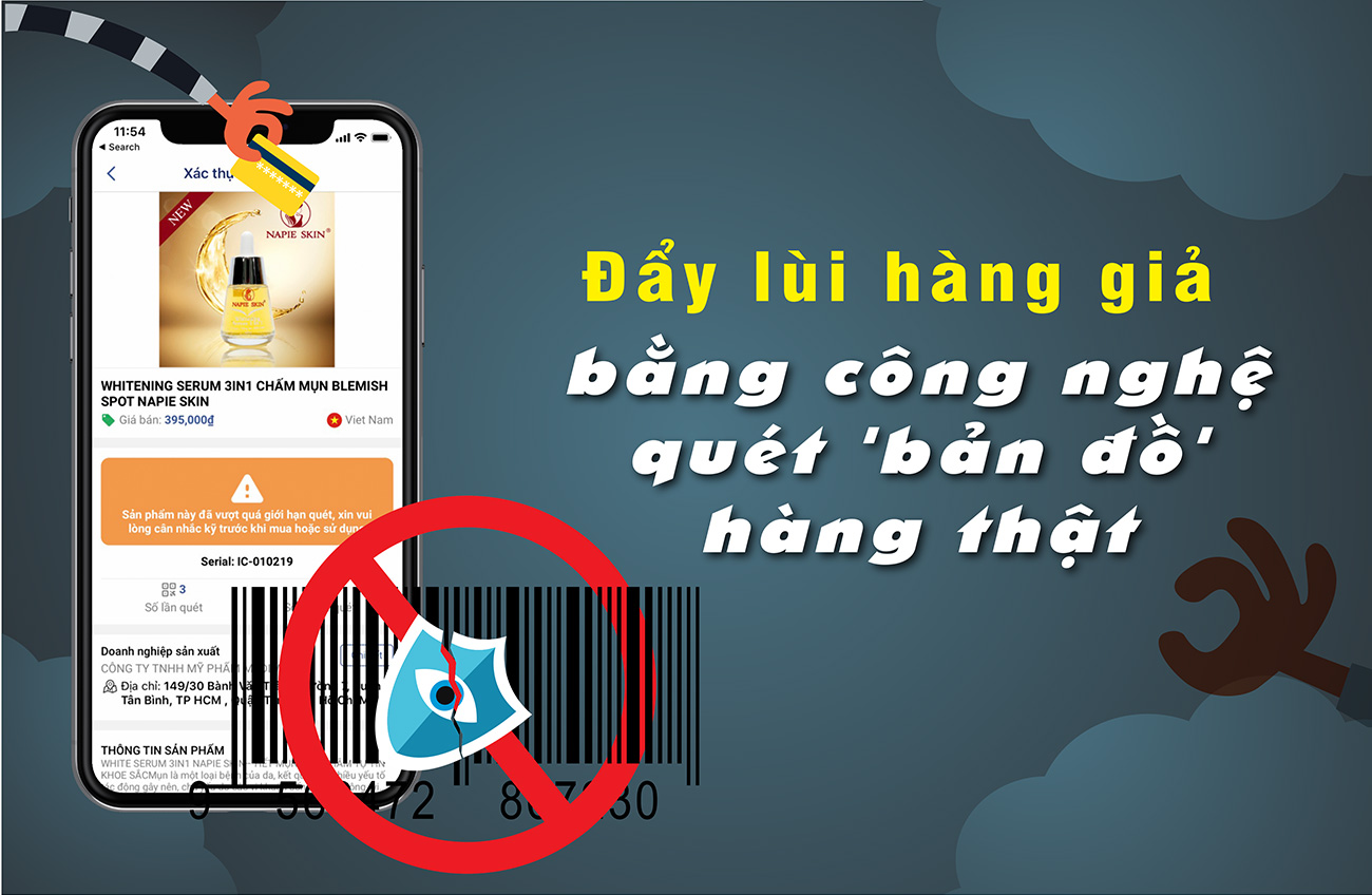 Đẩy lùi hàng giả bằng công nghệ quét 'bản đồ' hàng thật