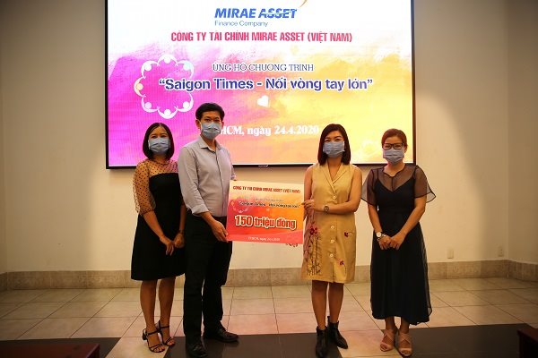 “Saigon Times – Nối vòng tay lớn” nhận thêm ủng hộ từ Công ty tài chính Mirae Asset