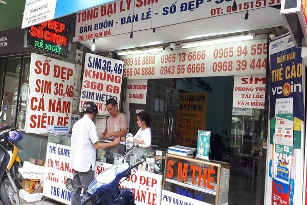 5 nhà mạng bị phạt vì kinh doanh sim rác