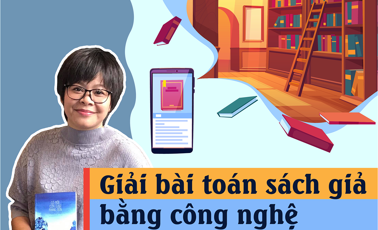 Giải bài toán sách giả bằng công nghệ