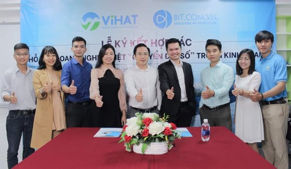 BIT Group và Vihat cam kết hỗ trợ 500.000 doanh nghiệp chuyển đổi số