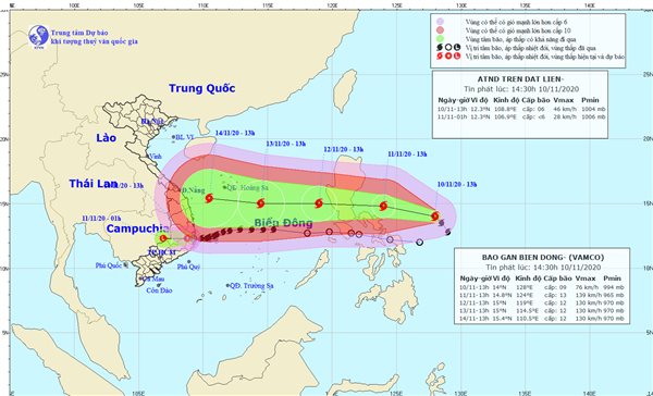 Bão số 12 làm 2 người tử vong, bão số 13 ảnh hưởng trực tiếp đến Trung bộ Bão số 12 làm 2 người tử vong, bão số 13 ảnh hưởng trực tiếp đến Trung bộ